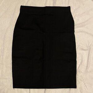 Echo Classic Black Pencil Skirt women’s large, NWT